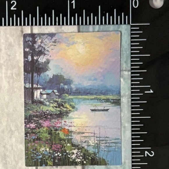 🌀10/$10🌀 Oil Painting Reusable Vinyl Sticker Decal - Picture 1 of 1
